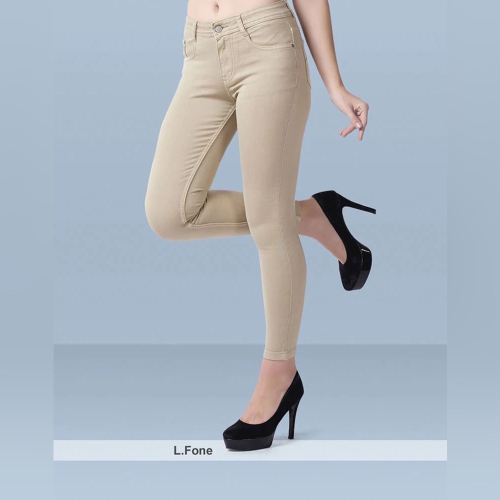 Color tan jeans
